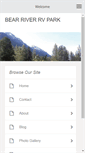 Mobile Screenshot of bearriverrvpark.com